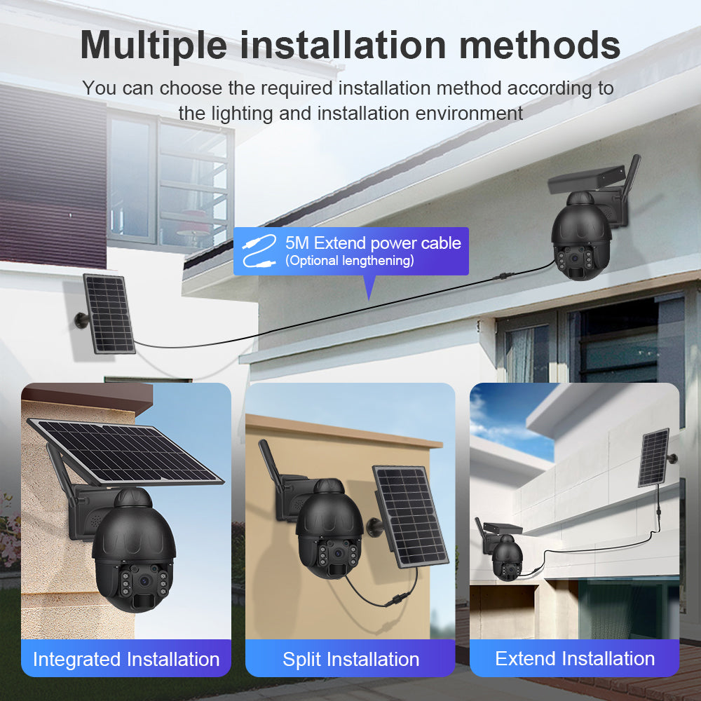 Wifi Steel Solar PTZ Camera(with memorycard) - Image 11