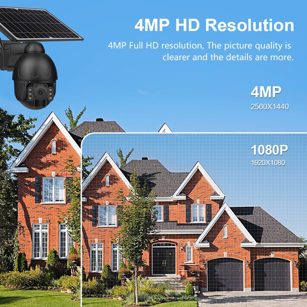Wifi Steel Solar PTZ Camera(with memorycard) - Image 5
