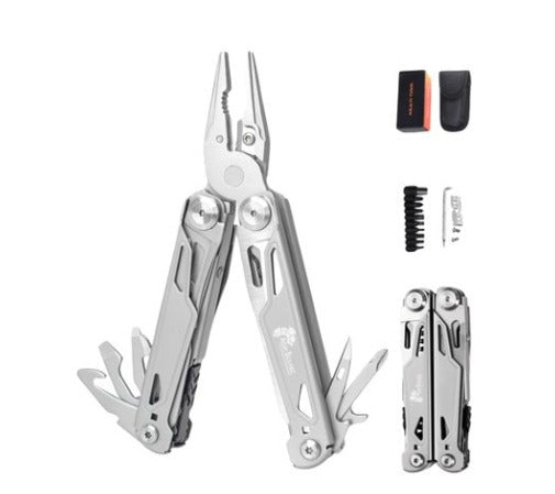 Multi-Tool MX1 | 14-in-1 Spring-Loaded Stainless Steel EDC | Agri Solsec