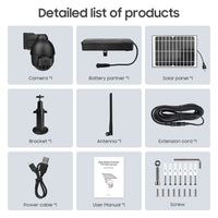 Wifi Steel Solar PTZ Camera(with memorycard) - Image 2