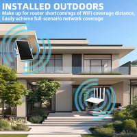 Solar WiFi Repeater 300Mbps 100m Outdoor Extender