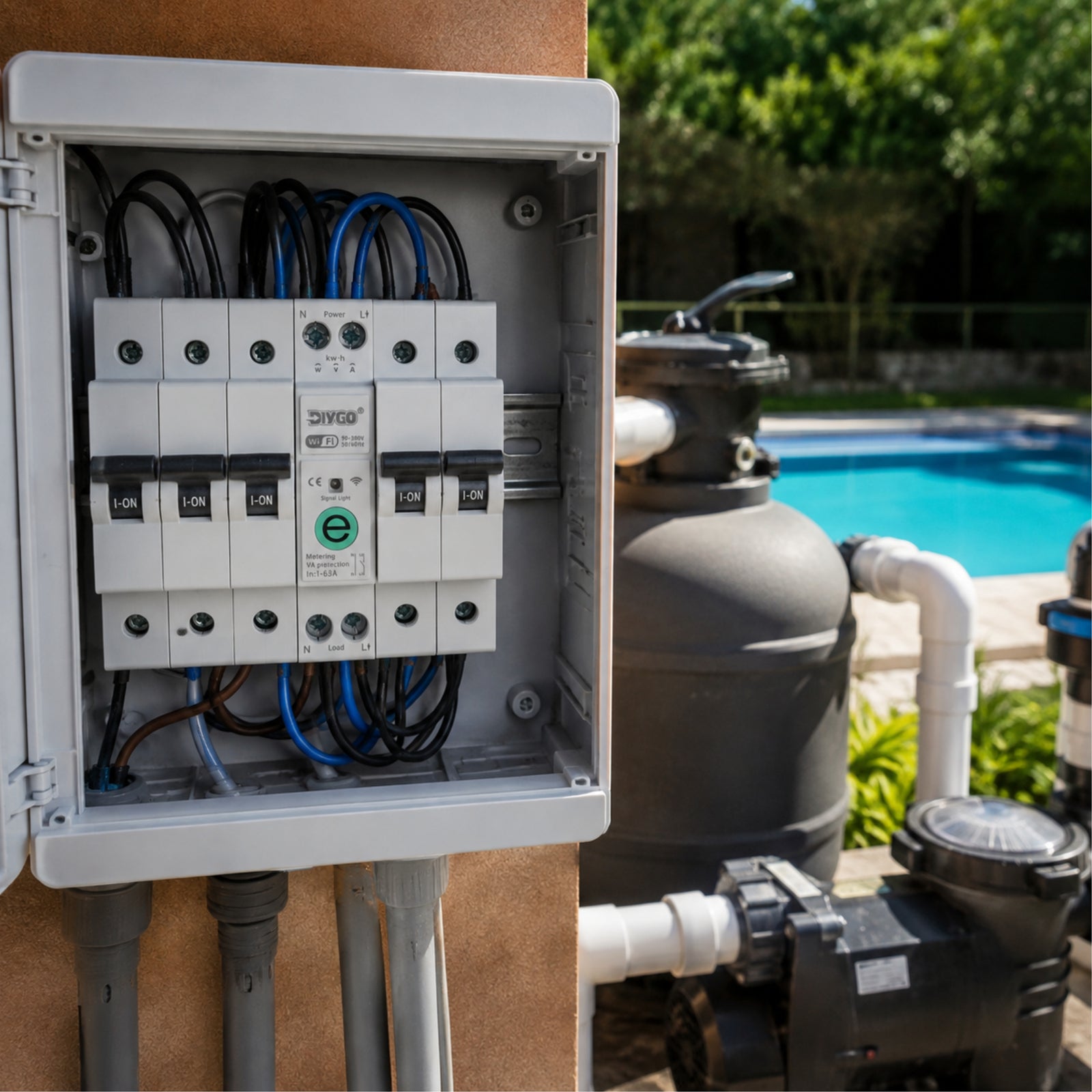 63A WiFi Smart Energy Meter – Single Phase | Agri Solsec