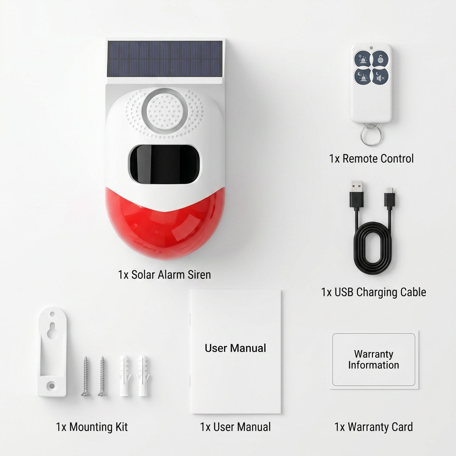 PIR Outdoor Solar Sensor with Remote Control - Image 2