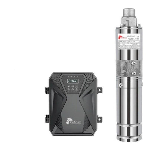 Agri Solsec solar borehole pump and controller – 3AGS1.2-56-24-120