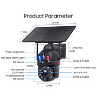 Agri Solsec 30W Dual-Lens 4G Solar PTZ Camera Without Simcard - Image 4