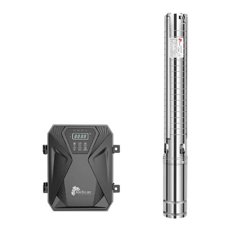 Agri Solsec solar borehole pump and controller – 4AGSC6-146-110-1300