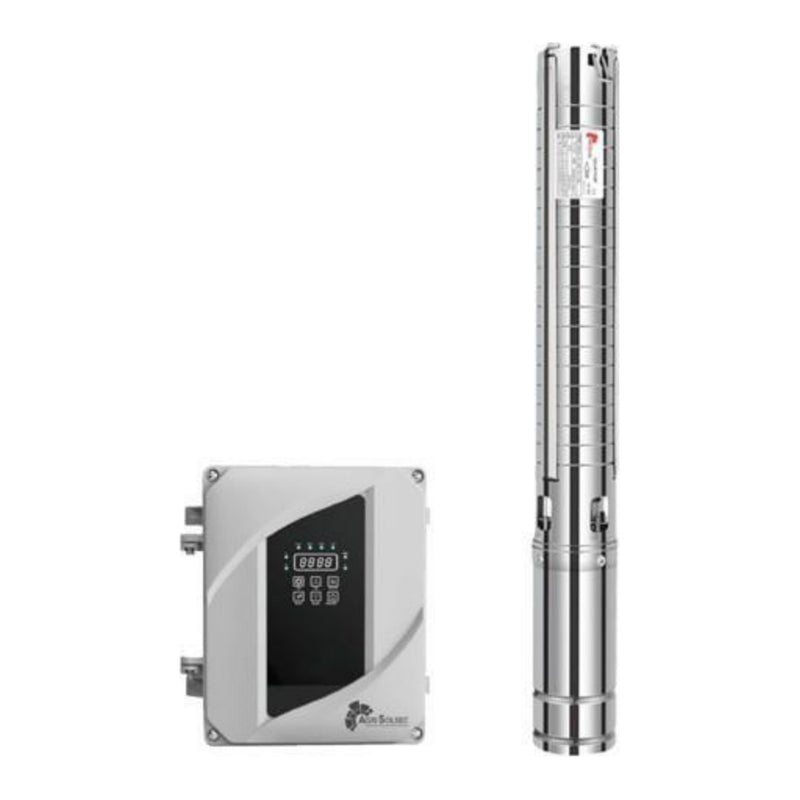 Agri Solsec solar borehole pump and controller – 4AGSC6-255-200-2200-A/D