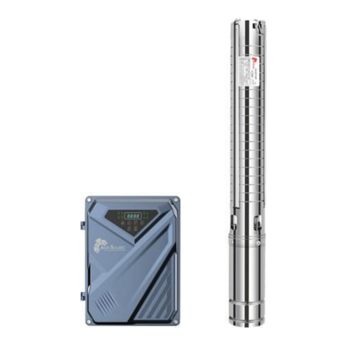 Agri Solsec solar borehole pump and controller – 4AGSC9.5-220-300-3000-A/D