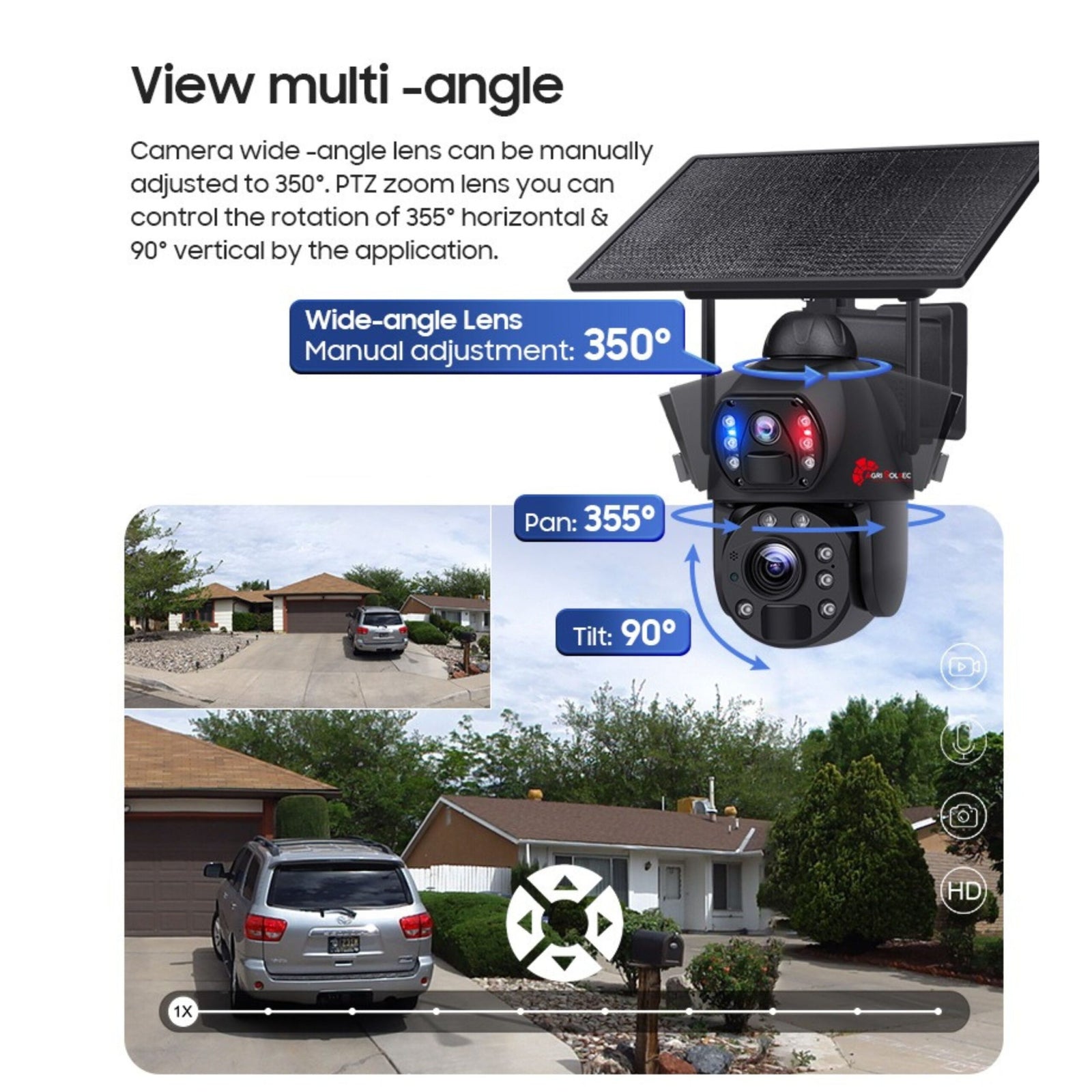 Agri Solsec 30W Dual-Lens 4G Solar PTZ Camera Without Simcard - Image 5