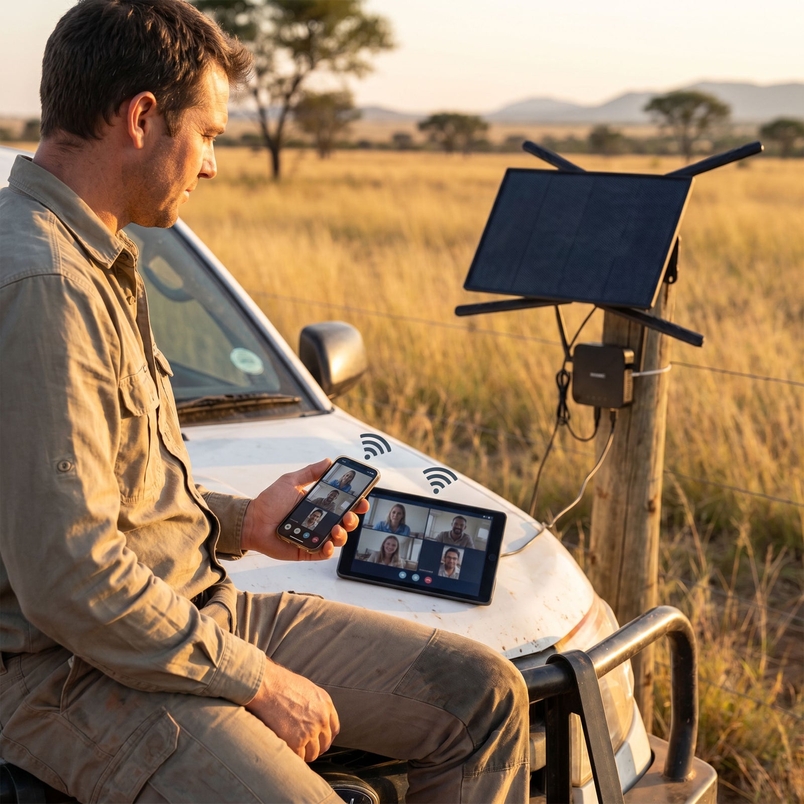 4G / 3G LTE Solar Router – WiFi Hotspot, SIM Slot | Agri Solsec