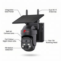 Agri Solsec Mini Lite WiFi Solar PTZ Camera-with Memorycard
