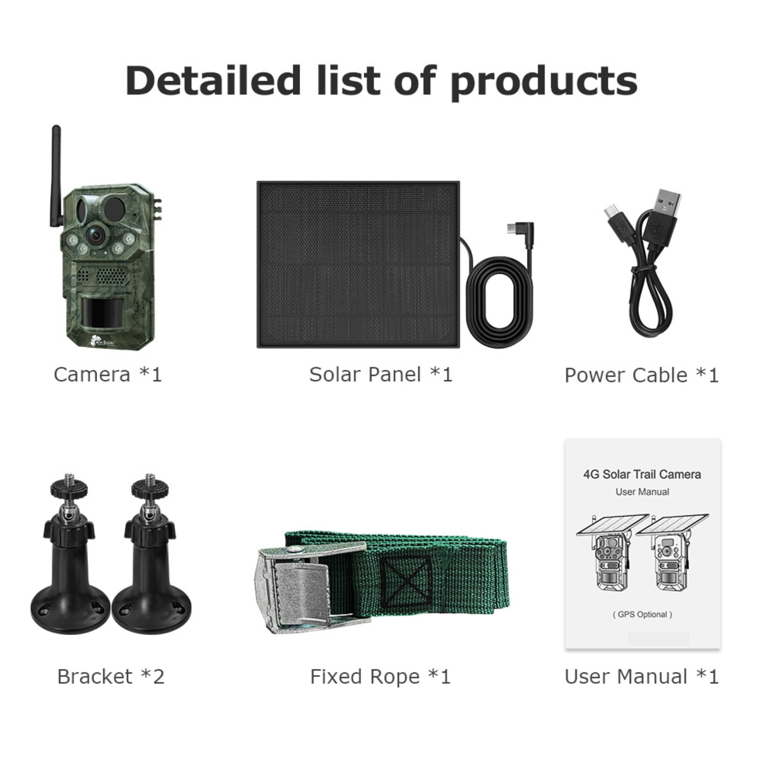 Agri Solsec 4G No Glow Solar Trail Camera (SIM Card, SD, and Solar