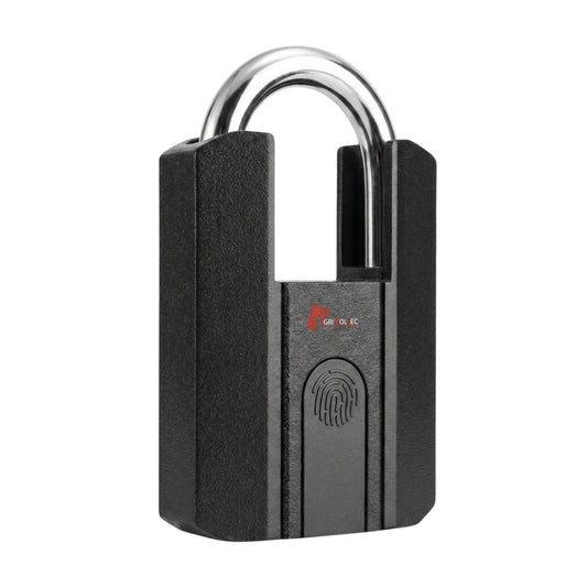 Smart Fingerprint Padlock – Bluetooth, Key, Waterproof Lock | Agri Solsec