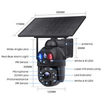 Agri Solsec Wi-Fi 20X Zoom Solar Dual Lens PTZ Camera - Image 3