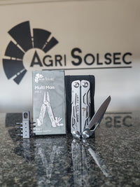 Multi-Tool MX2 | 12-in-1 Stainless Steel with Bits & Pouch | Agri Solsec - Image 8