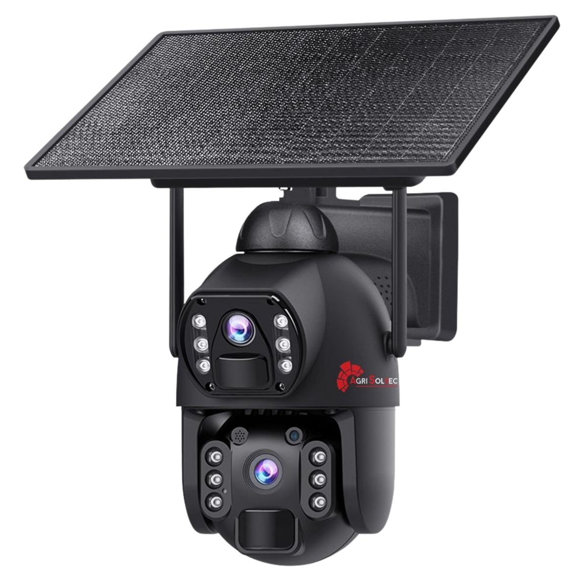 Agri Solsec 6MP AOV Steel Dual-Lens 4G Solar PTZ Camera
