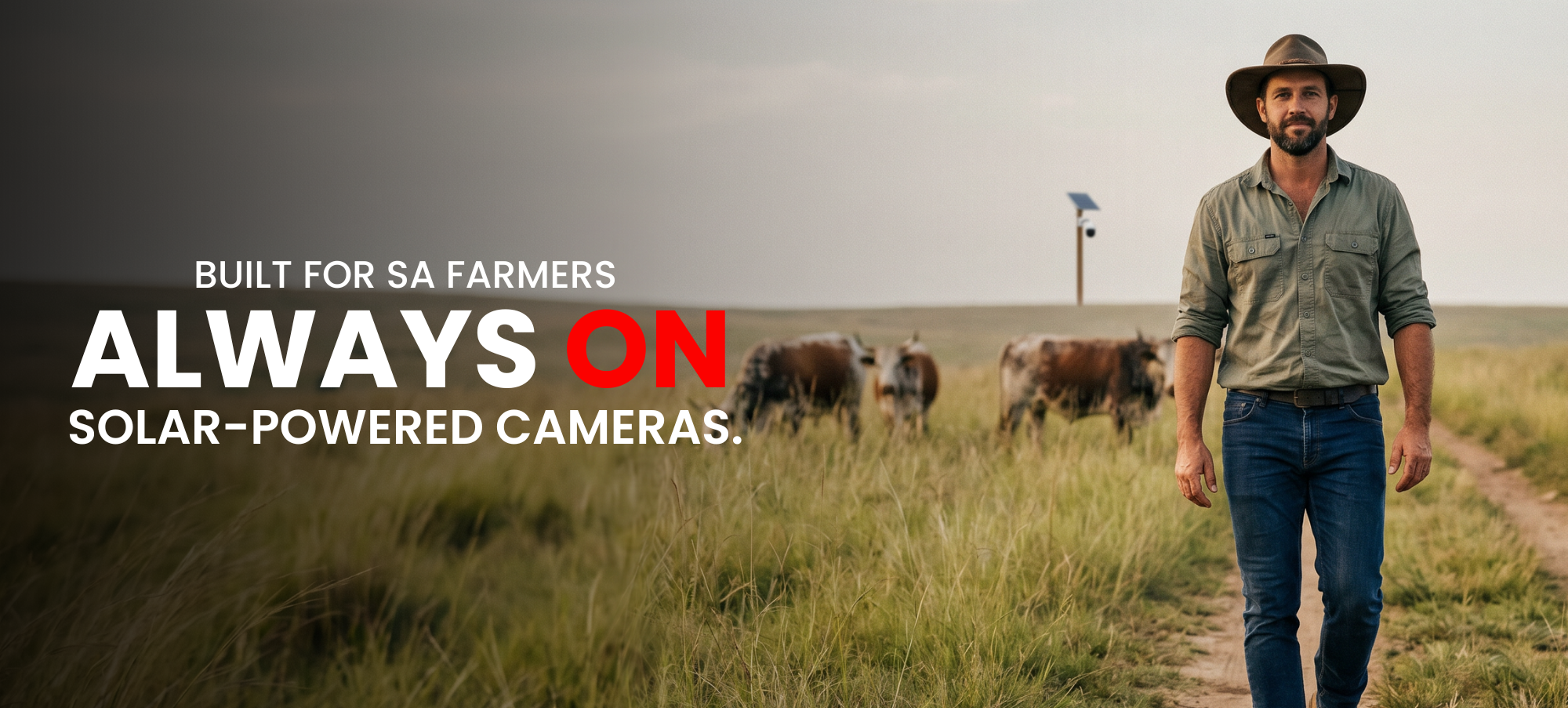 Always on solar-powered cameras — built for SA farmers