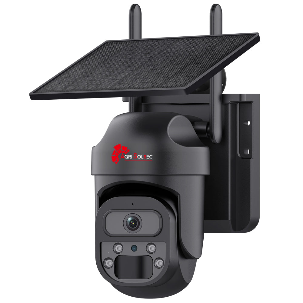 Agri Solsec Mini Lite WiFi Solar PTZ Camera-with Memorycard