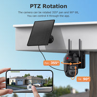 Agri Solsec Mini Lite 4G Solar PTZ Security Camera (32GB + SIM) - Image 4
