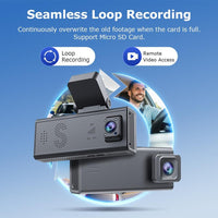 AGRI SOLSEC- 4G GPS Dual View Dash Cam with – SIMCARD and Memory