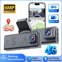AGRI SOLSEC- 4G GPS Dual View Dash Cam with – SIMCARD and Memory