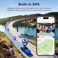 AGRI SOLSEC- 4G GPS Dual View Dash Cam with – SIMCARD and Memory